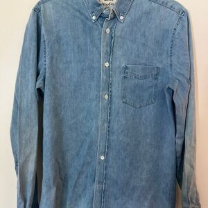 Acne Studios - Light Blue Denim Button-Down Shirt